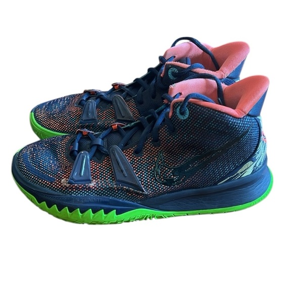 Nike Kyrie 7 Midnight Navy Basketball Sneaker Shoe 2020 CQ9327-401 Size 8 - Picture 1 of 16
